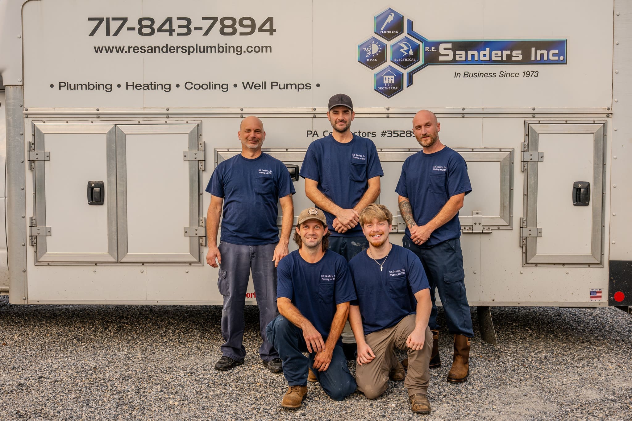 RE Sanders crew