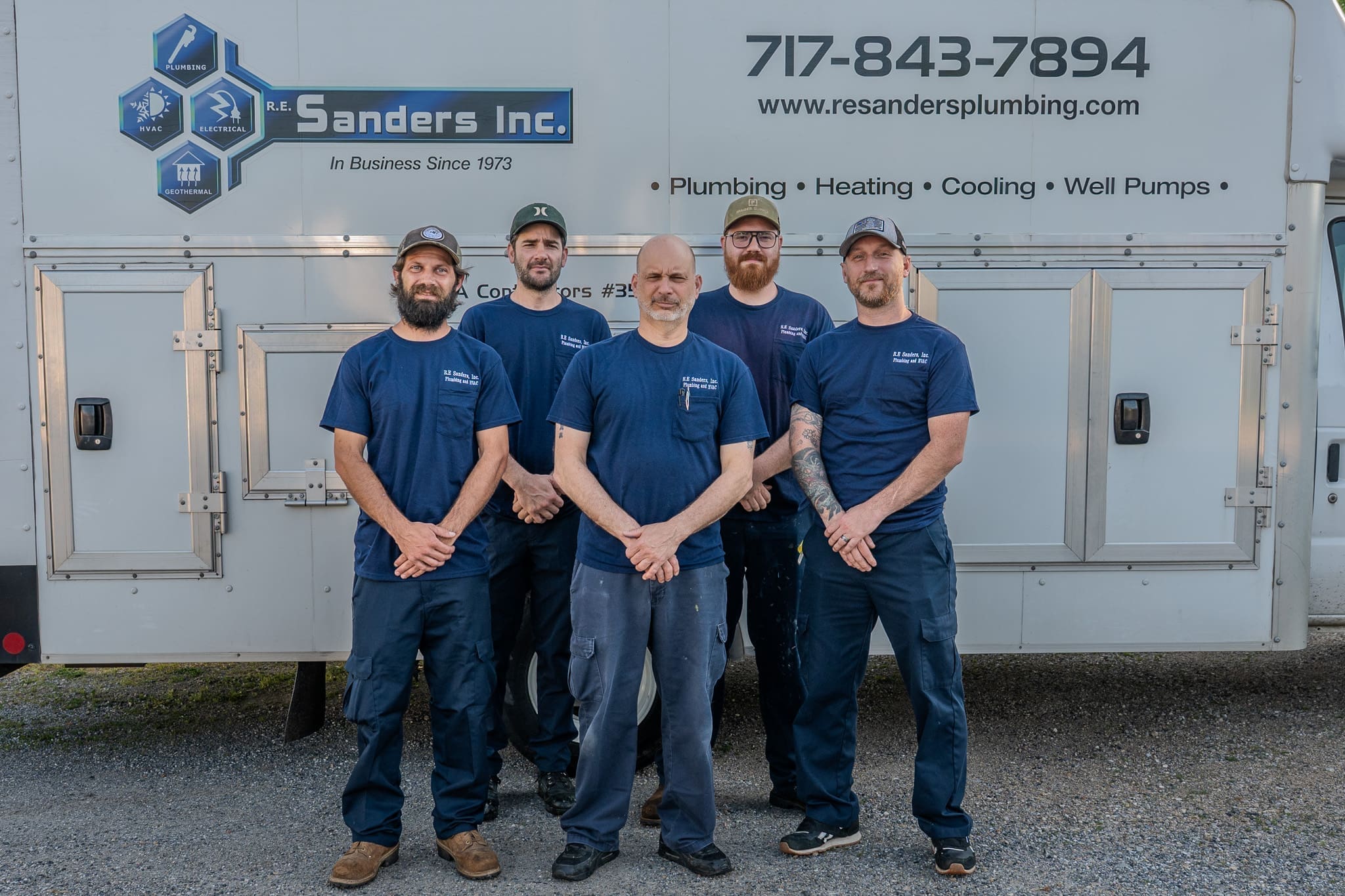 RE Sanders crew